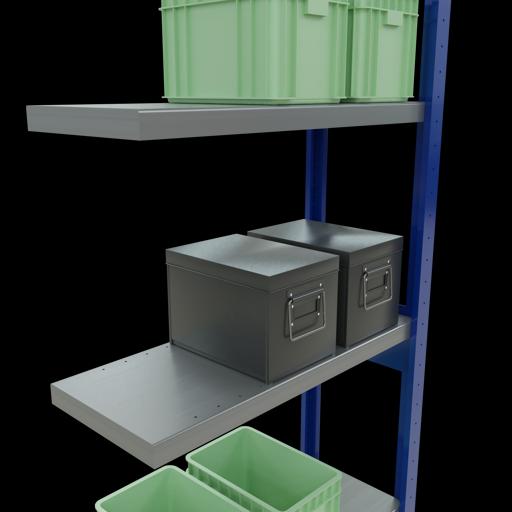 Image du produit Schulte Lagertechnik Système enfichable Élément suivant MULTIplus250 avec traverse de longueur