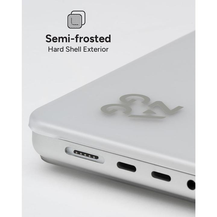 Produktbild Zagg Hard Case Apple Macbook Air 13 M3/M2 Frosted Clear (13", Apple)