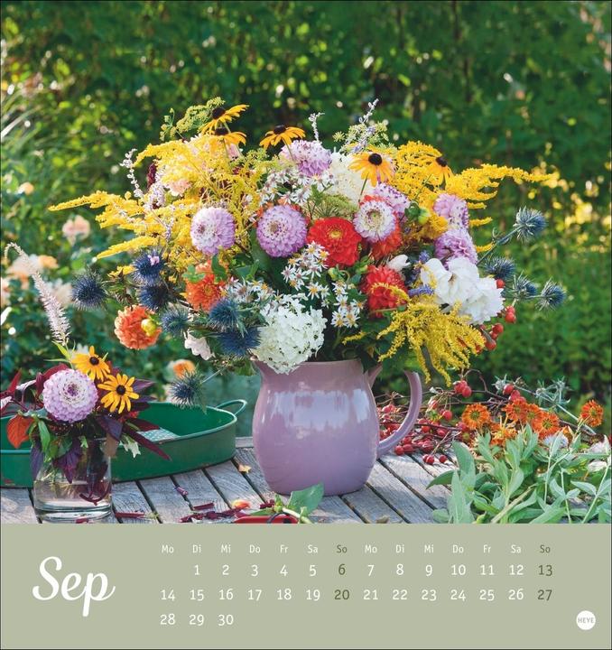 Productafbeelding Herzliche Blumengrüsse Postkartenkalender 2026 (Hardcover, Duits)
