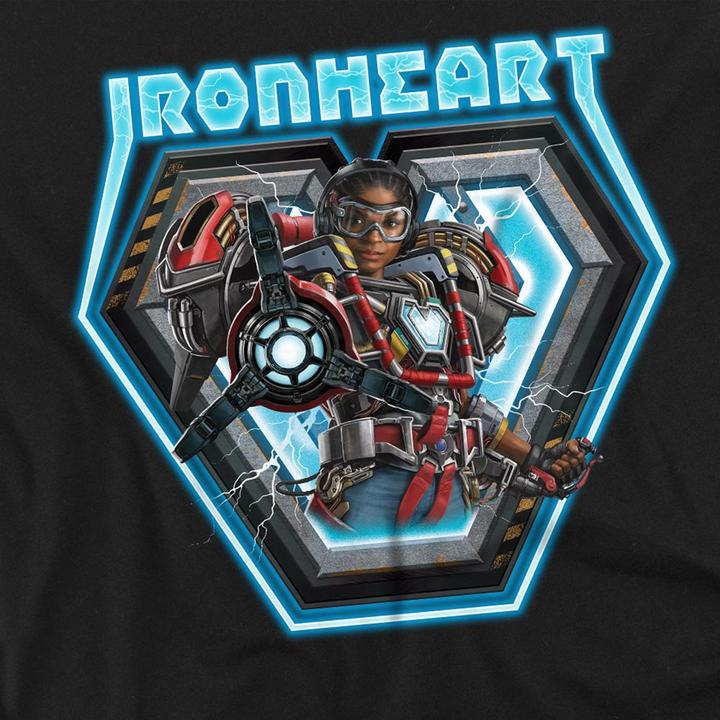 Immagine prodotto Black Panther: Wakanda Forever Maglietta Cuore di Ferro Incandescenza Adulto Unisex (XXL)