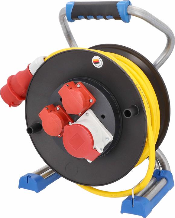 Actual product image As - Schwabe AS Schwabe CEE CABLE DRUM 400V 16A 25M (22160 PROFI XPERTS) (25 m, 1.50 mm²)