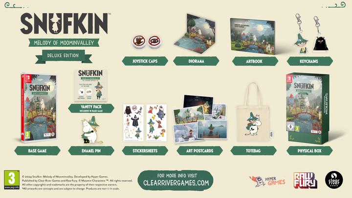 Produktbild Clear River Games Snufkin: Melody of Moominvalley (Deluxe Edition) (Nordic) (Switch, Switch Lite, Switch OLED, EN)