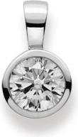Produktbild Natsumi Schmuck Anhänger Weissgold 18K/750 Zirkonia (750/18 K Weissgold)