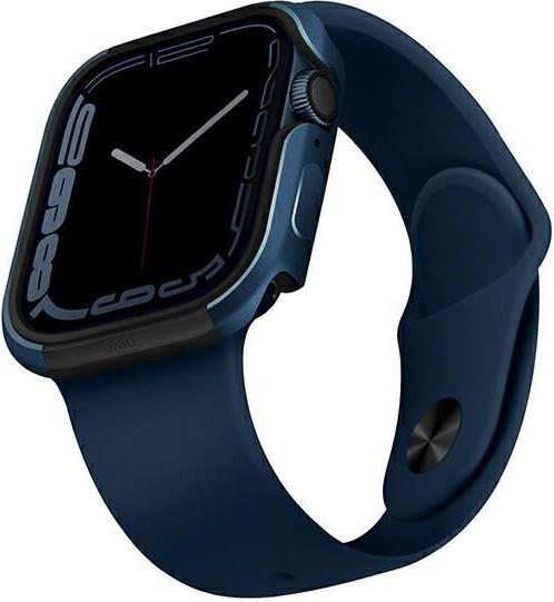Produktbild Uniq Apple 4/5/6/7/SE Smartwatch-Armband, Blau, 45/44 mm