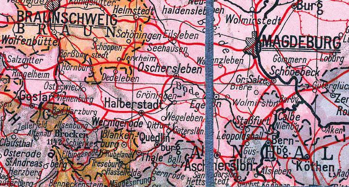 Actual product image Map of GERMANY - 1920 (rolled)