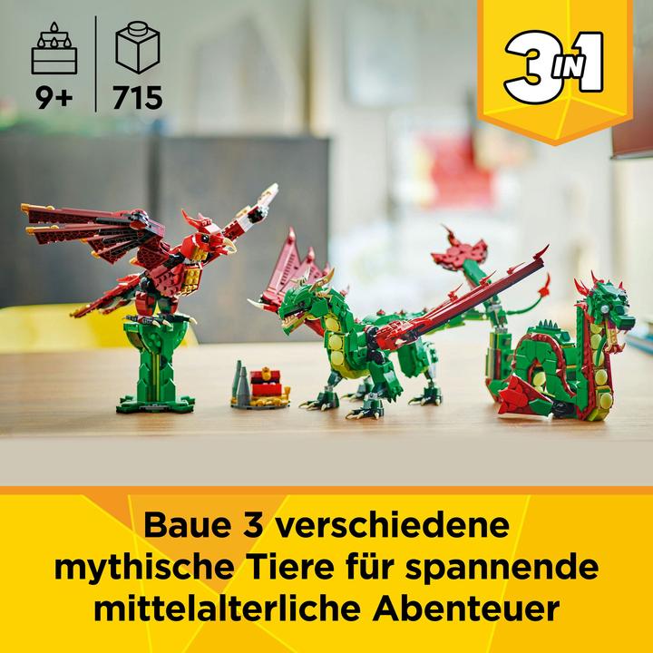 Actual product image LEGO Grüner Drache (31161, LEGO Creator Expert)