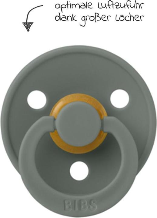 Actual product image Bibs Schnuller Schnuller - Colour 2er Pack - Vanilla / Pine (2 x, from 6 m.)