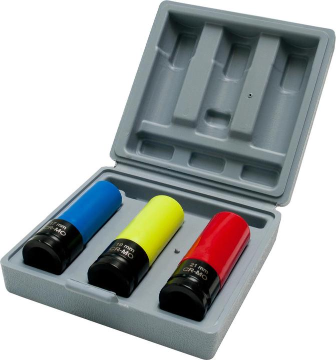 Actual product image Dema Impact socket set 1/2' | 3pcs.