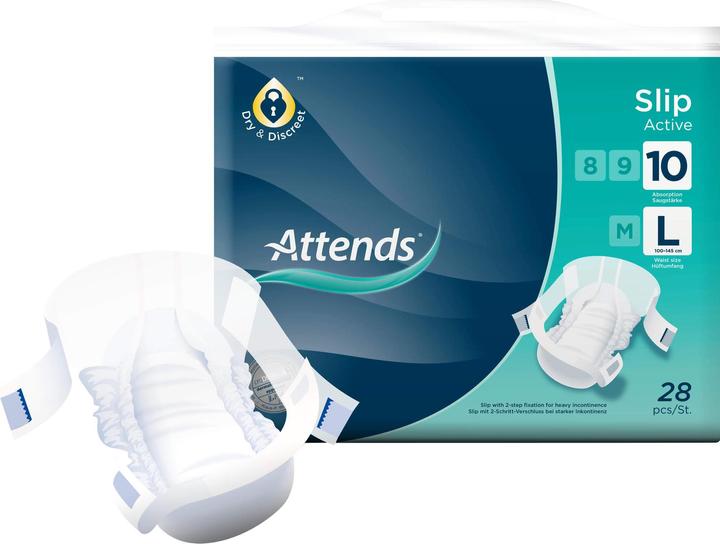 Image du produit Attends Slip 10 active medium (28 x, M)