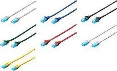 Actual product image Digitus CAT 5e U/UTP patch cord,10m,white (U/UTP, CAT5e, 10 m)