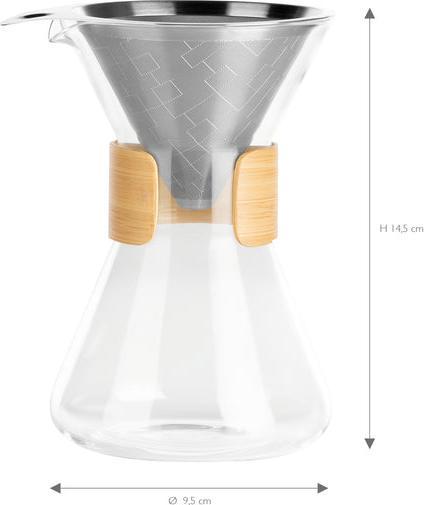 Actual product image Beem Coffee Maker Pour Over, 0.7 l, Transparent (0.70 l)