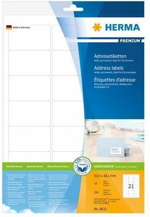 Image du produit HERMA Étiquettes d'adresse A4