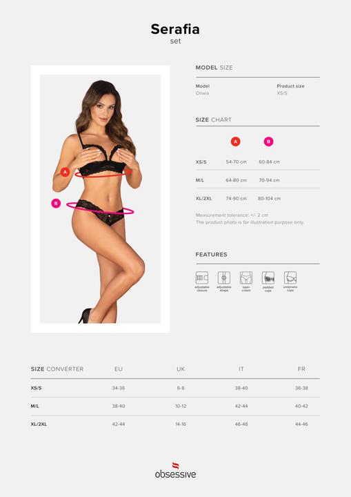 Actual product image Obsessive Set Serafia (XS, S)