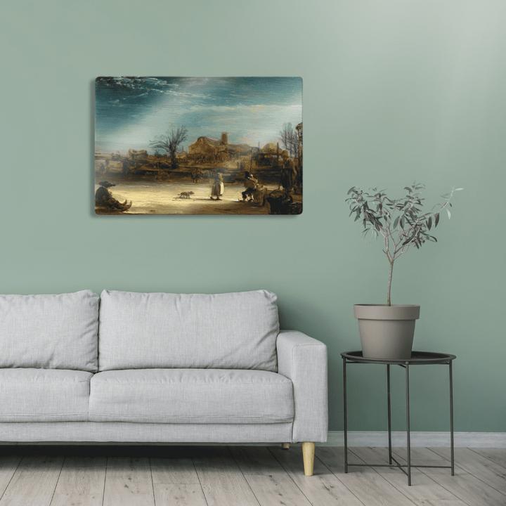 Immagine prodotto Trenddeko Rembrandt - Paesaggio invernale (60 x 40 cm)