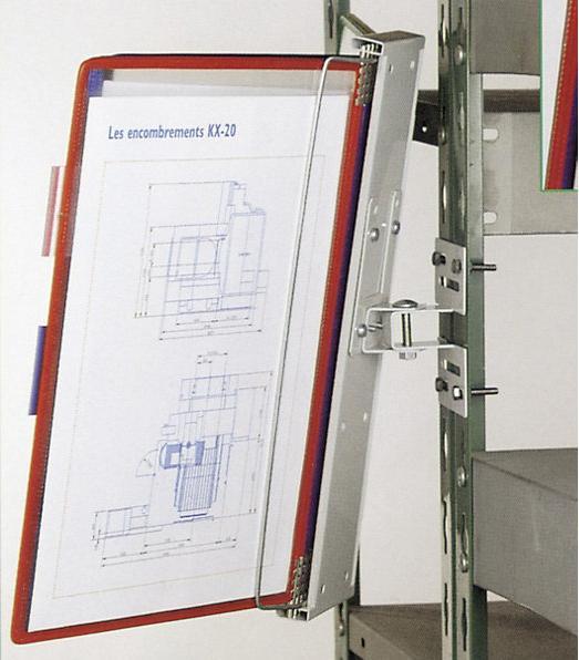 Produktbild kaiserkraft Klarsichttafel-Dokumentenhalter für Regal