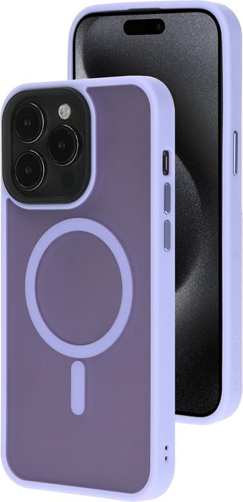 Actual product image Mobiparts Hardcover Apple iPhone 15 Pro Max Satin Lila (Magsafe Compatible) (Apple iPhone 15 Pro Max)