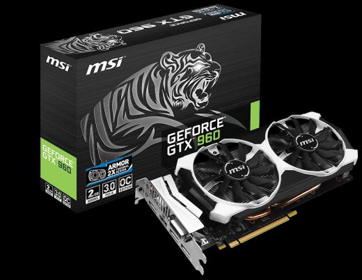 Actual product image MSI Gtx 960 2gd5t Oc (2 GB)