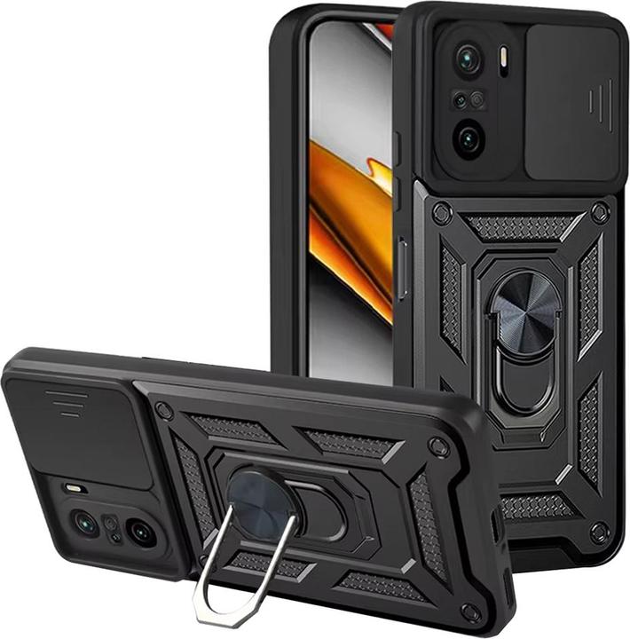 Actual product image Techsuit - CamShield Series - Xiaomi Mi 11i / Poco F3 - Black (Xiaomi Mi 11i, Xiaomi Poco F3)