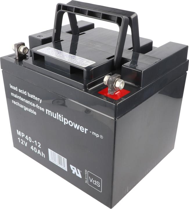 Produktbild Multipower MP40-12 12V 40Ah Bleiakku AGM Blei Gel Akku (12 V, 40 Ah)