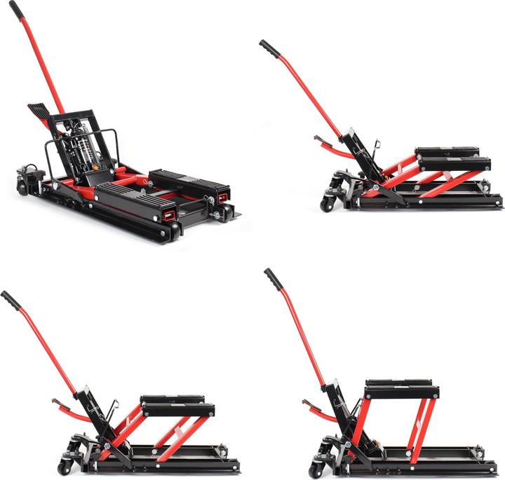 Actual product image Wiltec Motorbike jack 680kg Motorbike lift Assembly stand Lift ATV Quad