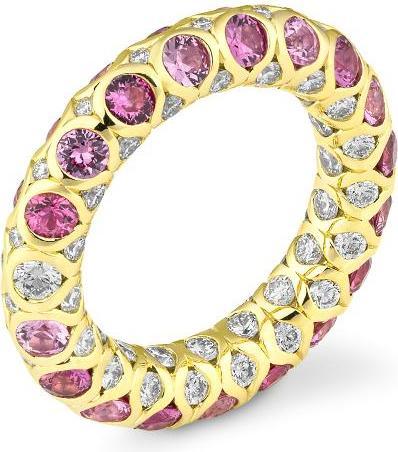 Immagine prodotto Breuning ANELLO - E.SAFIR PINK HELL/Brilliant (54, 585/14 K Oro)