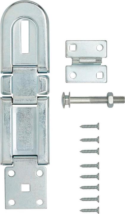 Immagine prodotto Burg Wächter Coprifili blindati lunghezza 165 mm larghezza 49 mm occhiello-Ø 14 mm acciaio zincato pesante, 1 (1 pz.)