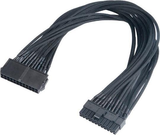 Akasa FLEXA P24 - 0,4 m - ATX (24-pin) - ATX (20+4 pin) - Männlich/Weiblich - Schwarz