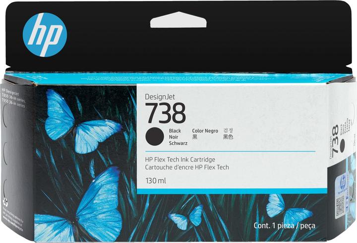 Produktbild HP 738 300-ml Black DesignJet Ink Cartridge (BK)