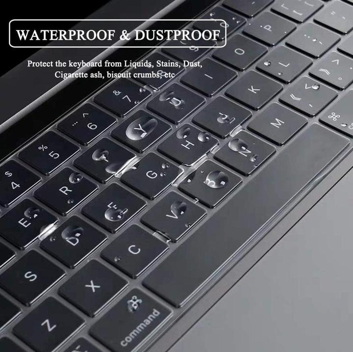Actual product image Screenguard Keyboard protector for Apple MacBook Air 15" M2, M3 (2023-2024) A2941, A3114 ISO format