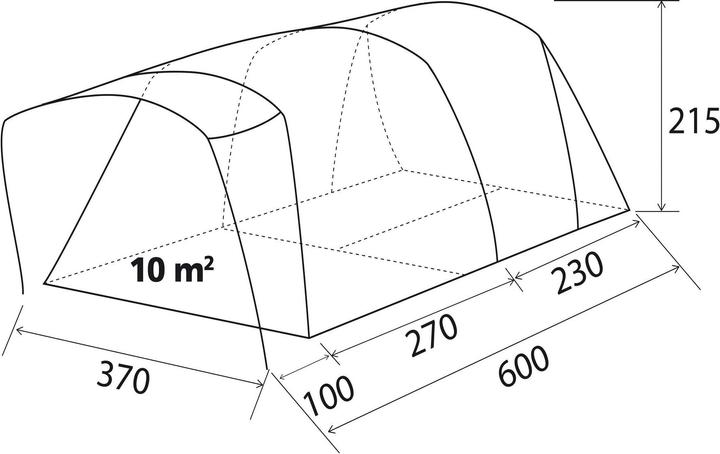 Produktbild Brunner Paraiso 5/6 (Tunnelzelt, 24.80 kg, 5 Personen)