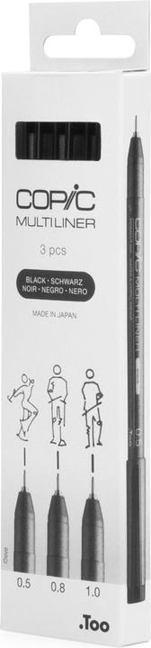 Produktbild Copic Multiliner (Schwarz, 3 x)
