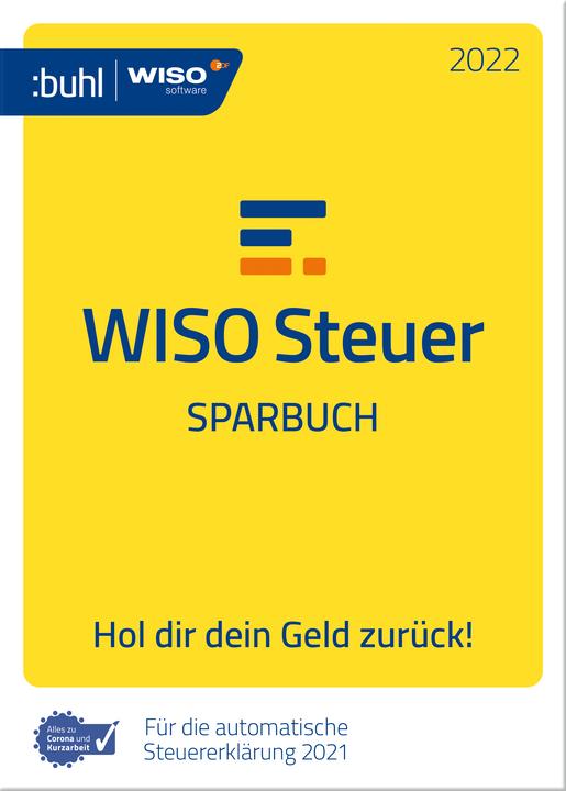 Produktbild Buhl Data Service Buhl Data WISO Steuer-Sparbuch 2022 (1 User, 1 Geräte/User, unbegrenzt)