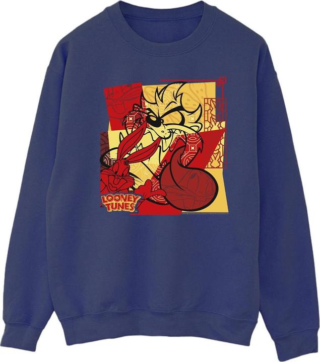 Looney Tunes Taz Bugs Rabbit New Year Sweatshirt