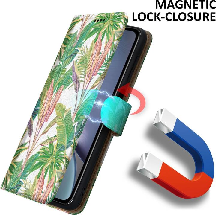 Produktbild Cadorabo Book Hülle mit Print (Apple iPhone XR)