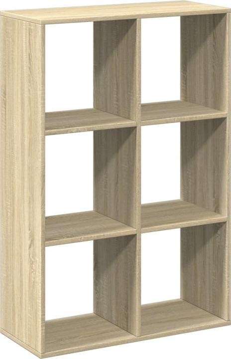 Produktbild VidaXL Raumteiler Bücherregal Standregal Büroregal Würfelregal Sonoma-Eiche (69.5 x 29 x 103.5 cm)