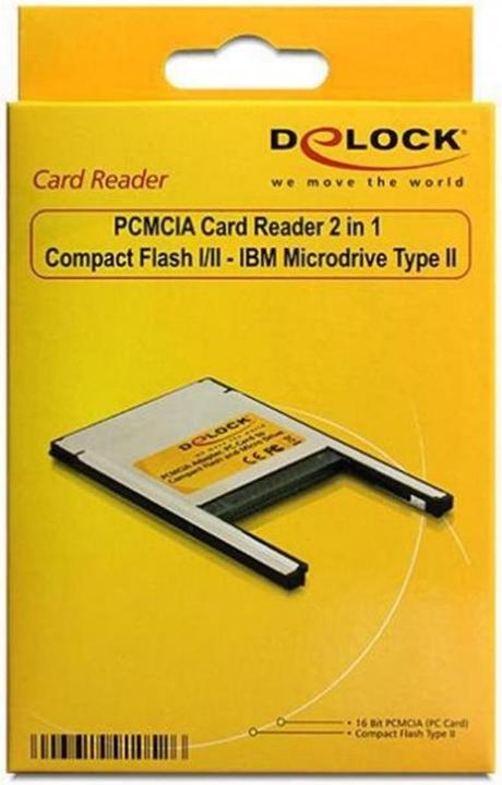 Produktbild Delock 91052 PCMCIA 2 in 1 CR (PCMCIA)