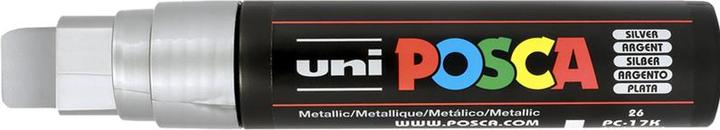 Actual product image Posca Marker PC-17K rectangular tip (Silver, 15 mm, 1 x)
