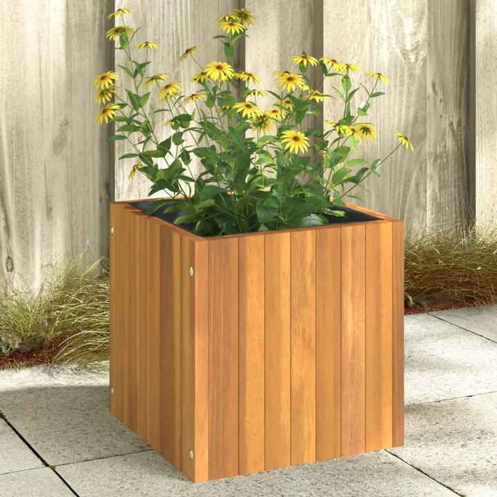 Actual product image VidaXL Acacia planter