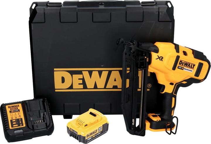 Immagine prodotto DeWalt Chiodatrice a batteria DCN 660 M1 18V 32-63 mm Brushless + 1x batteria 4,0 Ah + caricatore +