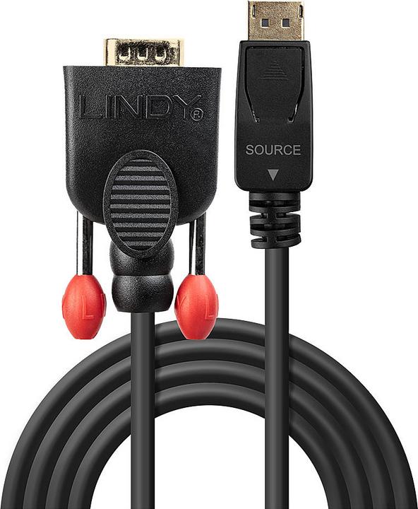 Produktbild Lindy DisplayPort — VGA (3 m, DisplayPort, VGA)