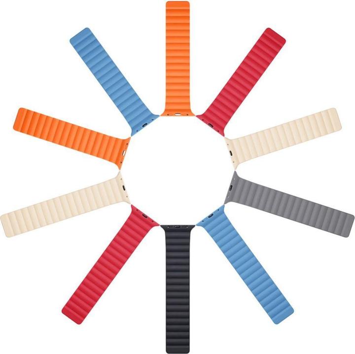 Actual product image Dux Ducis magnetic strap watch strap 7/6/5/4/3/2 (40 mm, 38 mm, 41 mm, Silicone, Apple Watch Series 2, Apple Watch Series 3, Apple Watch Series 1, Apple Watch Series 4, Apple Watch Series 5, Apple Watch Series 6, Apple Watch Series 7, Apple Watch Series 8, Apple Watch Series 9, Apple Watch SE)