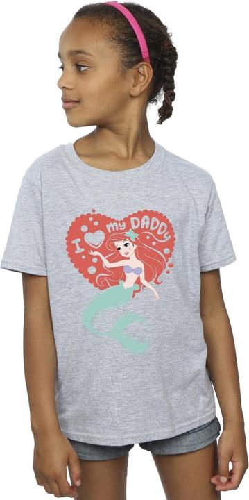 Immagine prodotto Disney The Little Mermaid Love Daddy Maglietta Ragazze (152, 158)