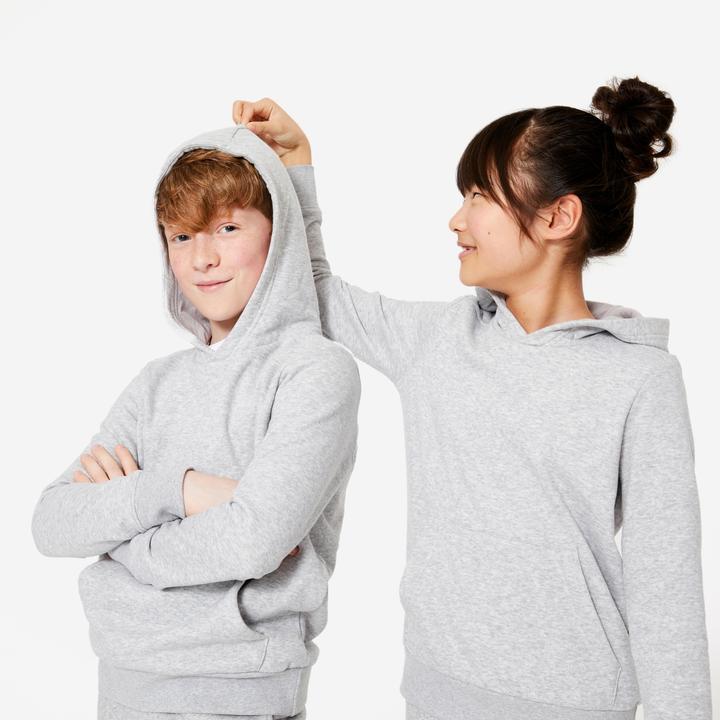 Produktbild Domyos Hoodie Kinder - hellgrau (10, 11, 12)