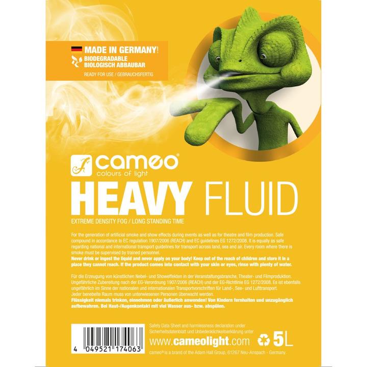 Actual product image HEAVY FLUID 5 L fog fluid (Fog fluid)
