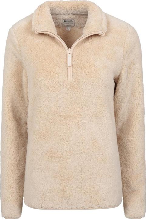 Image du produit Mountain Warehouse Womens/Ladies Teddy Fleece Quarter Zip Fleece Top (40 D)