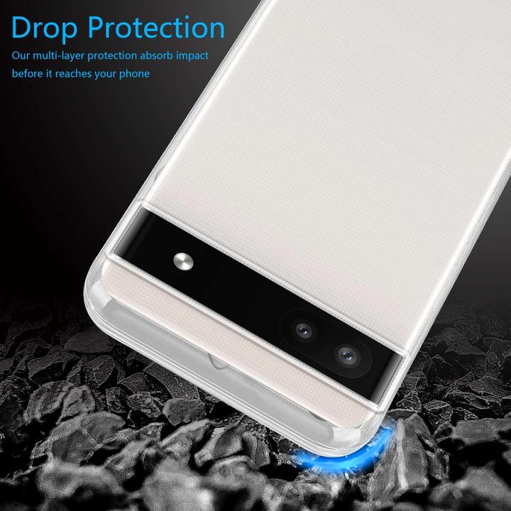 Actual product image Cadorabo TPU Ultra Slim AIR Case for Google PIXEL 6A (Google Pixel 6a)