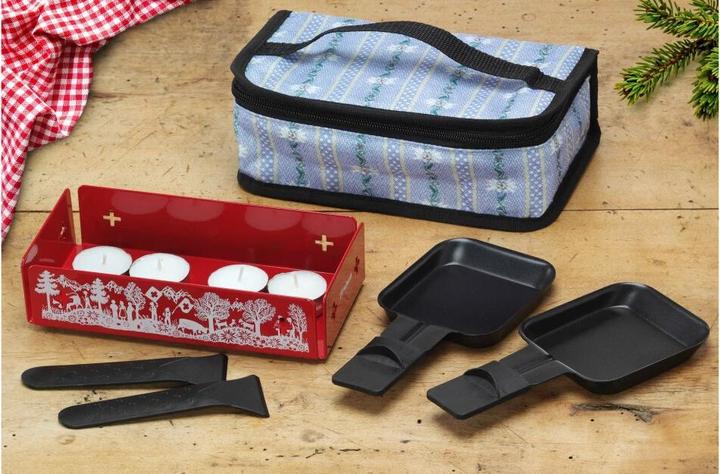 Image du produit Trisa Raclette Tealight Explore the Alps Rouge