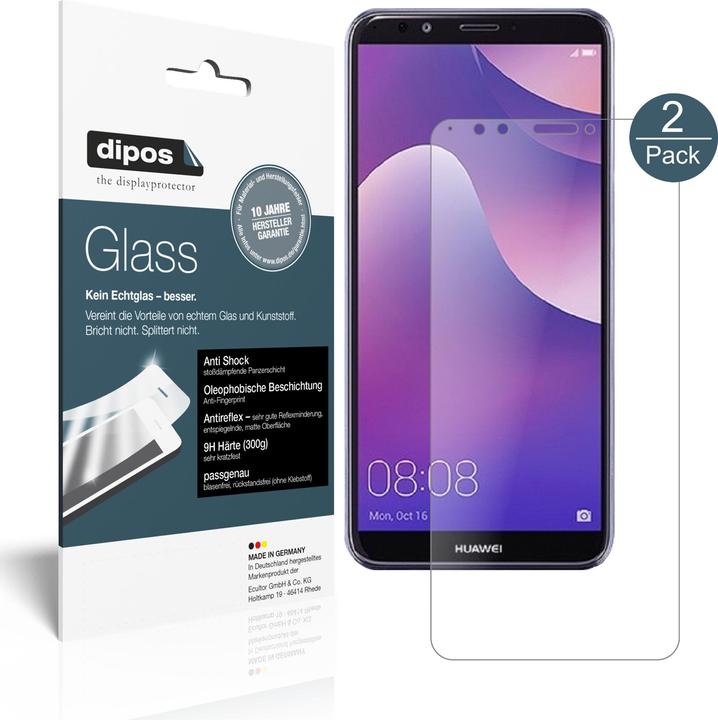 Image du produit Dipos Film de Protection d’écran Anti-Shock (2 pièce(s), Huawei Y7 (2018))