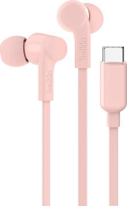 Belkin Cavo per cuffie in-ear Rockstar, USB-C, rosa G3H0002hqPKV2 (NC, Cablato)