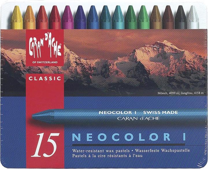 Image du produit Caran d'Ache Neocolor I Metallschachtel (Multicolore, 15 x)